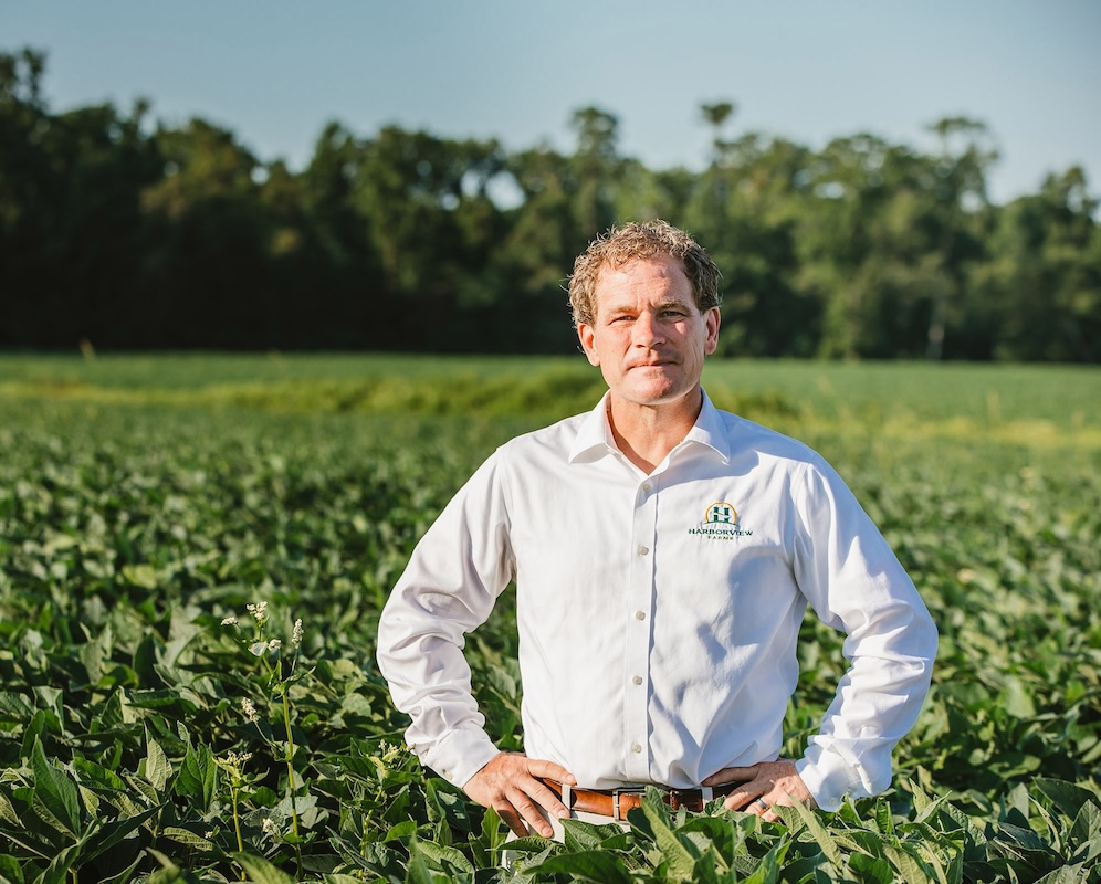 Trey Hill, co-owner at Harborview Farms
