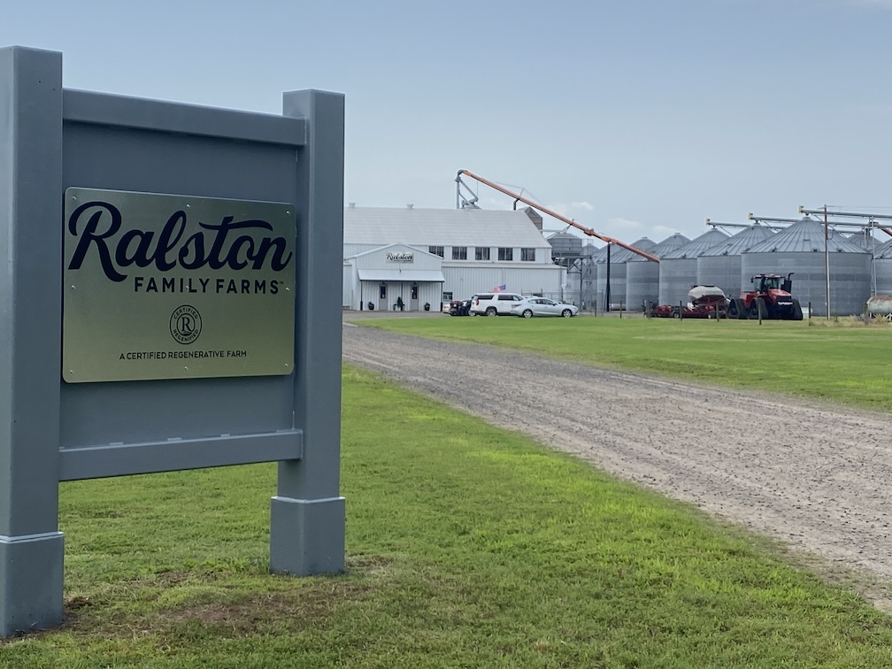 Ralston Family Farms on-farm storage and processing facilities.